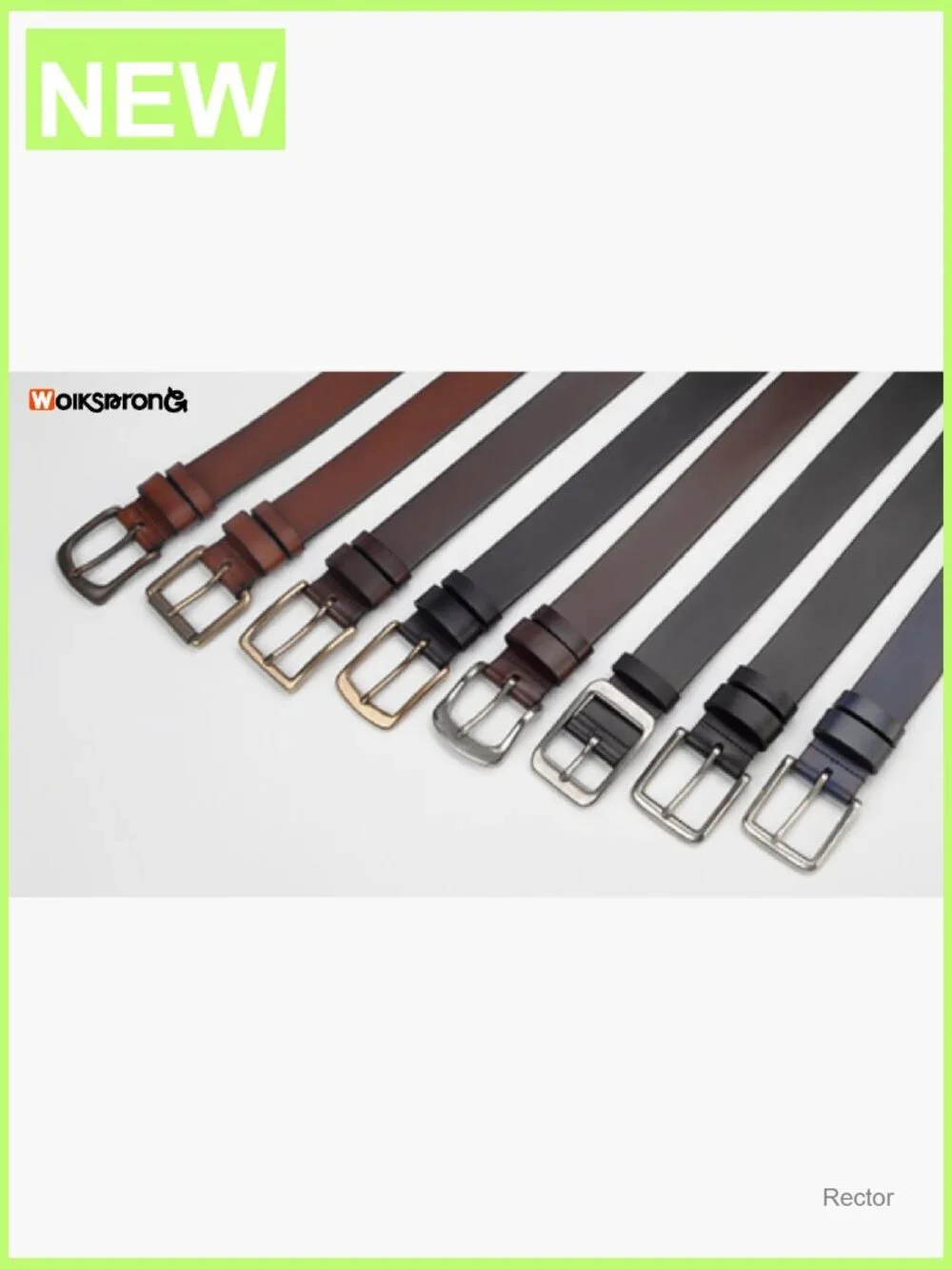Heavy Duty Full Grain Leather Belt 1.5